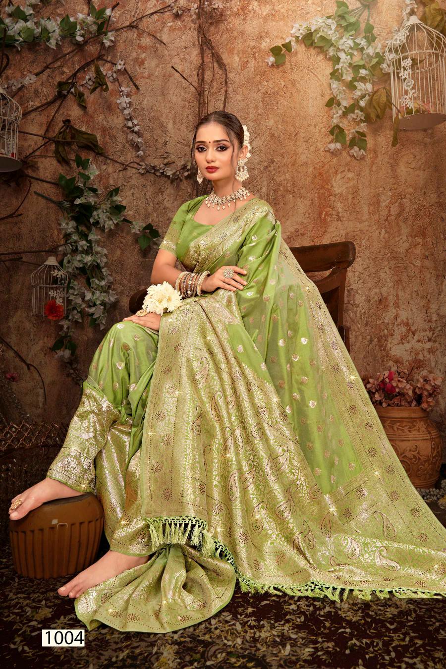 Saroj Dulhan silk swarovski vol.11 Soft silk saree in surat with price wholesale