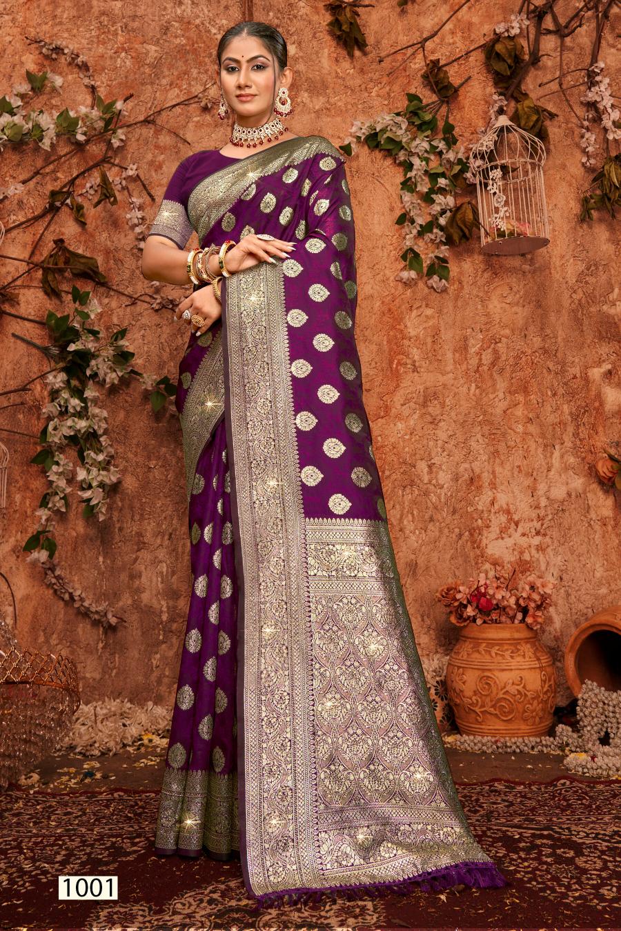 Saroj Dulhan silk swarovski vol.7 Soft silk saree in surat with price wholesale