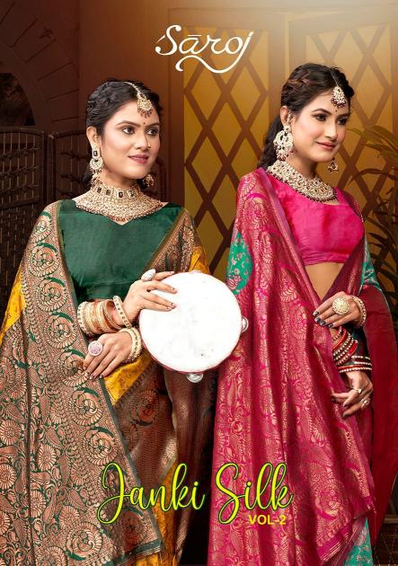 Saroj Janki Silk vol.2 Soft silk saree in surat with price wholesale