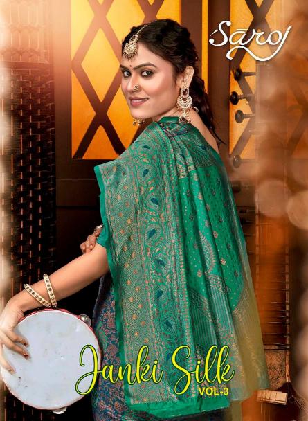 Saroj Janki Silk vol.3 Soft silk saree in surat with price wholesale