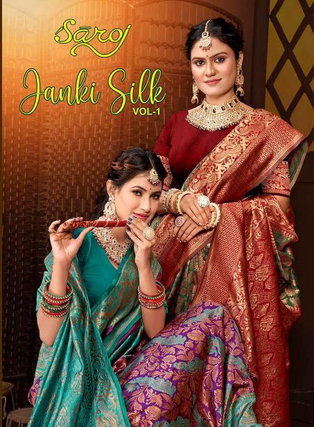 Saroj Janki Silk vol.4 Soft silk saree in surat with price wholesale