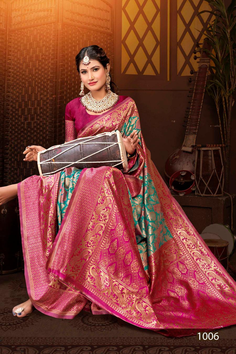 Saroj Janki Silk vol.4 Soft silk saree in surat with price wholesale