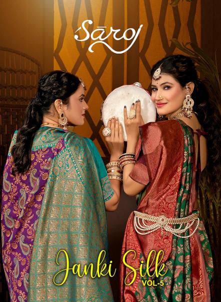 Saroj Janki Silk vol.5 Soft silk saree in surat with price wholesale