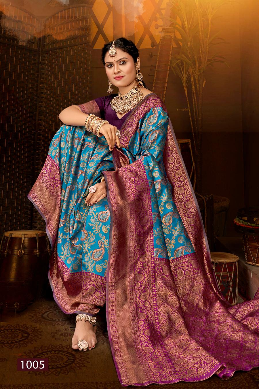 Saroj Janki Silk vol.5 Soft silk saree in surat with price wholesale