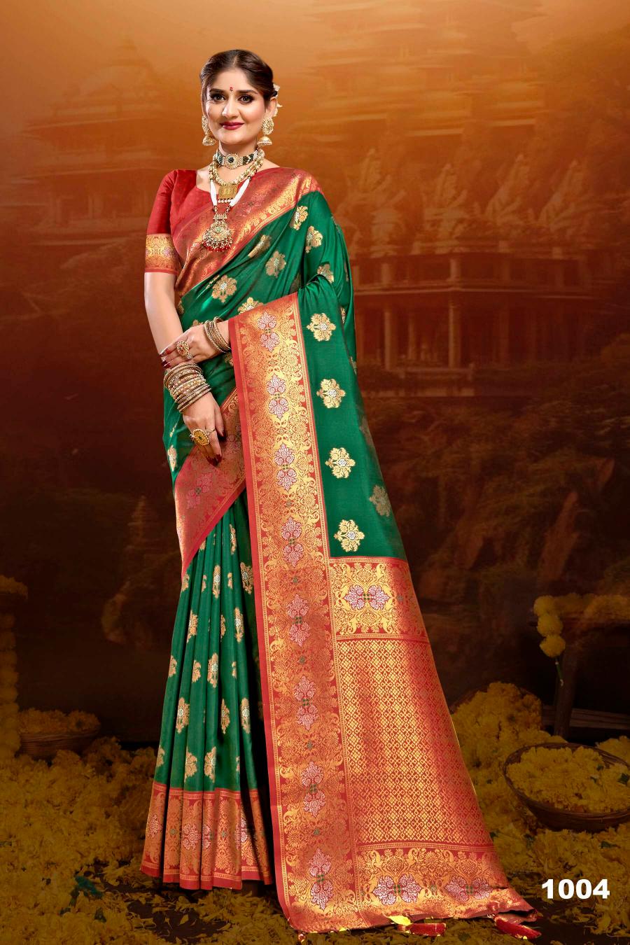 Saroj Meraki silk vol.3 50*600 silk saree in surat with price wholesale 