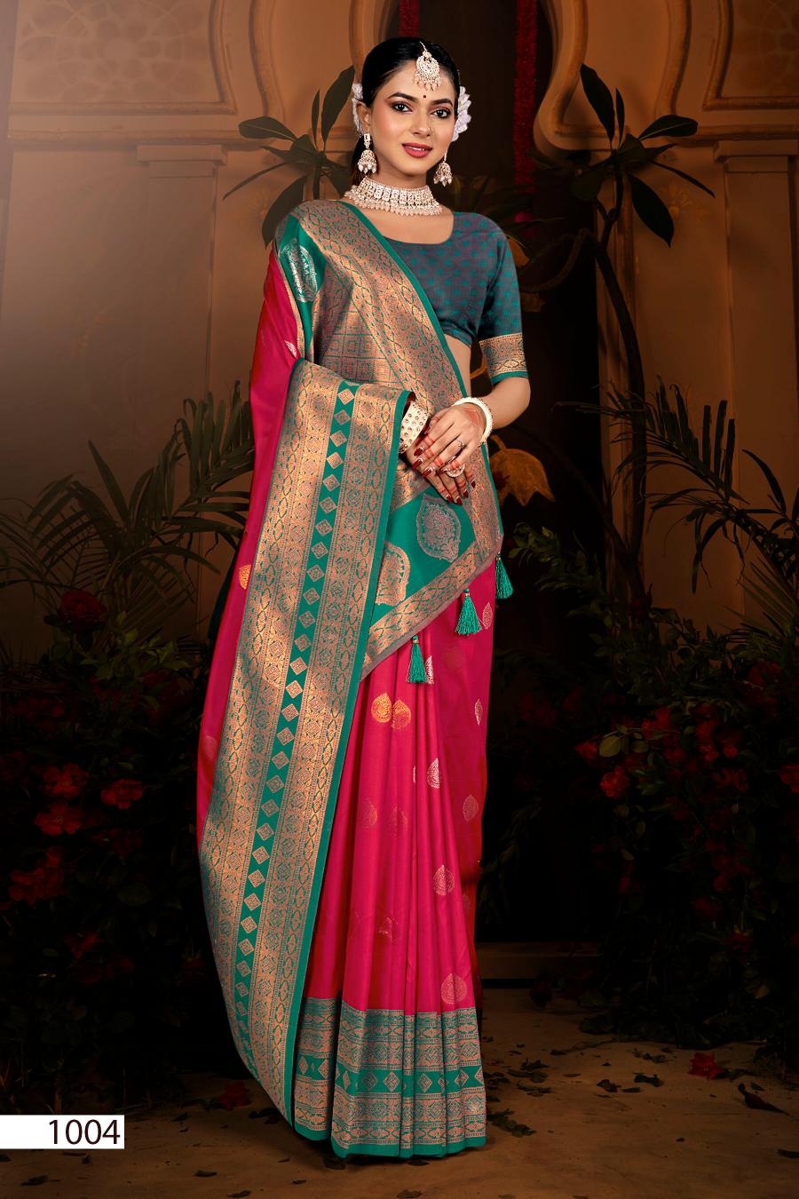 Saroj Meraki silk vol.6 50*600 silk saree in surat with price wholesale 