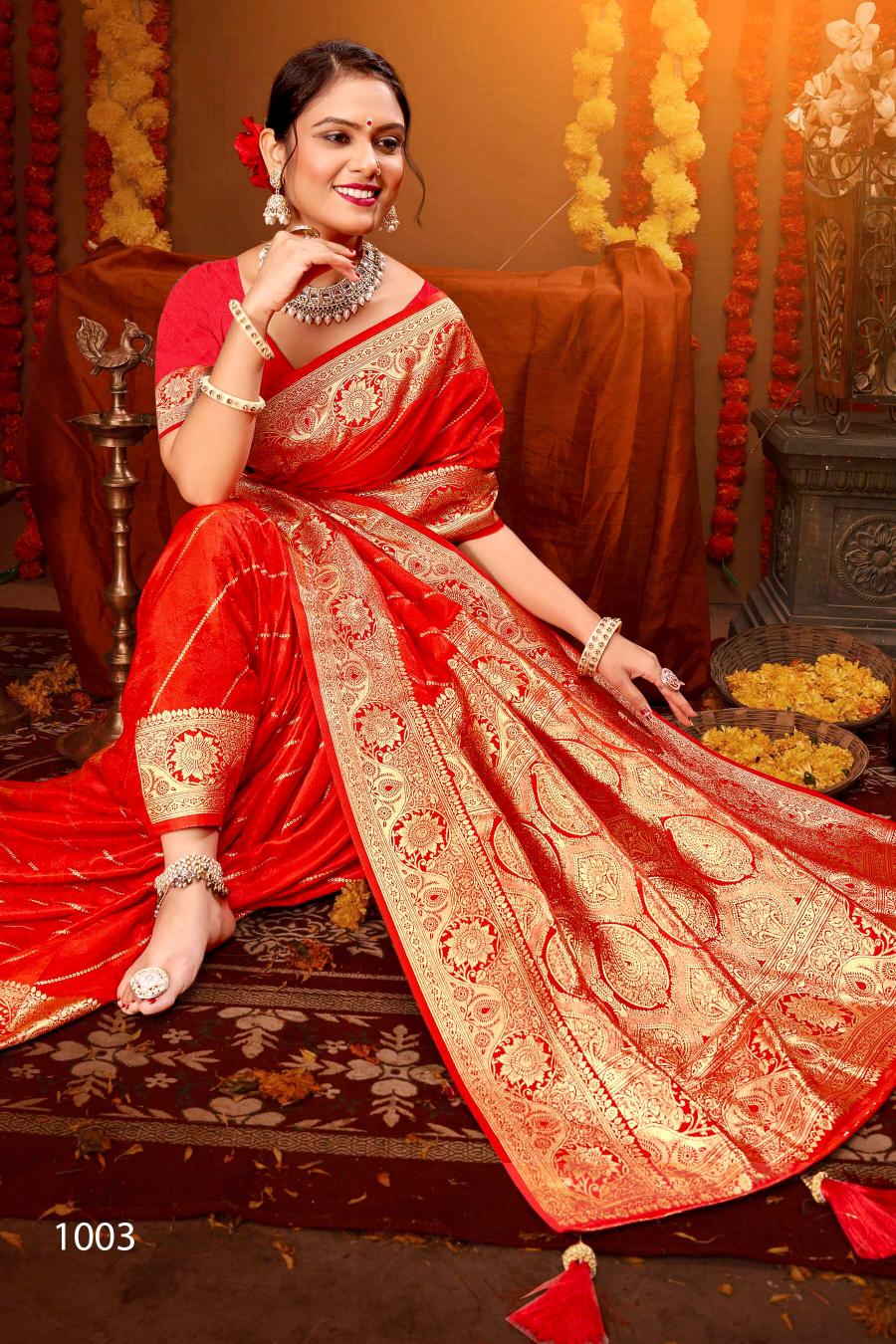 Saroj Milan Satin silk vol.1 Soft silk saree in surat with price wholesale