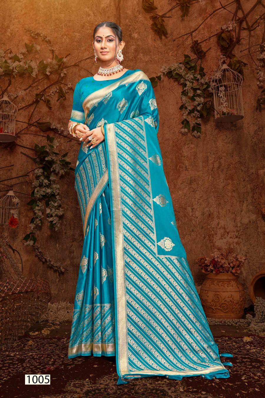 Saroj Milan Satin silk vol.7 Soft silk saree in surat with price wholesale