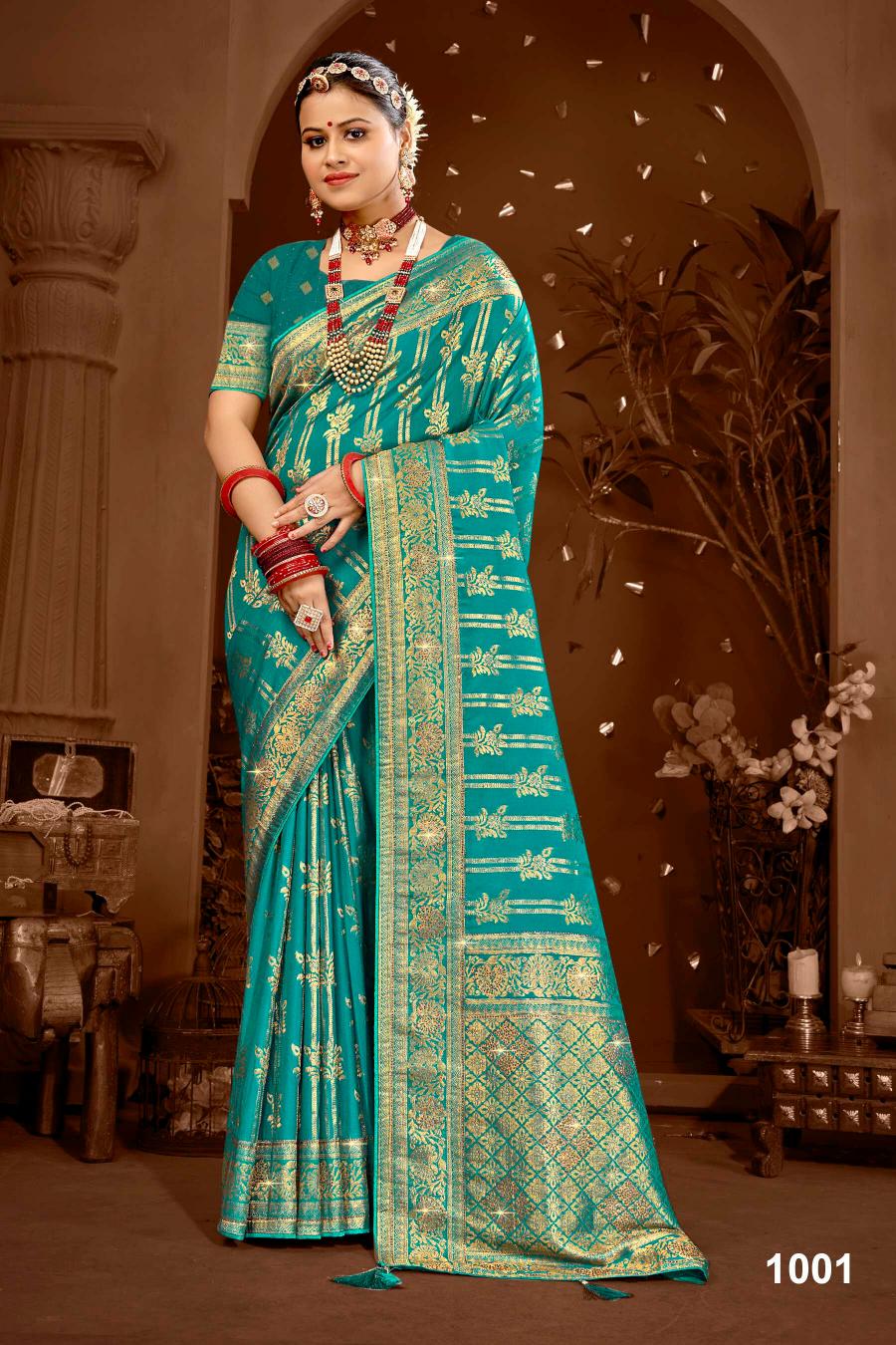 Saroj Peacock vol. 3 Creape silk saree in surat with price wholesale