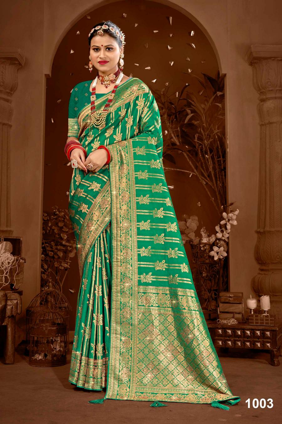 Saroj Peacock vol. 3 Creape silk saree in surat with price wholesale