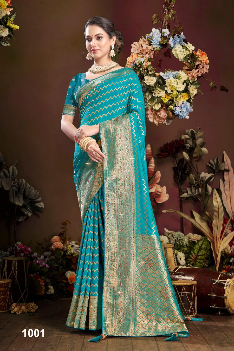 Saroj Peacock vol. 4 Creape silk saree in surat with price wholesale