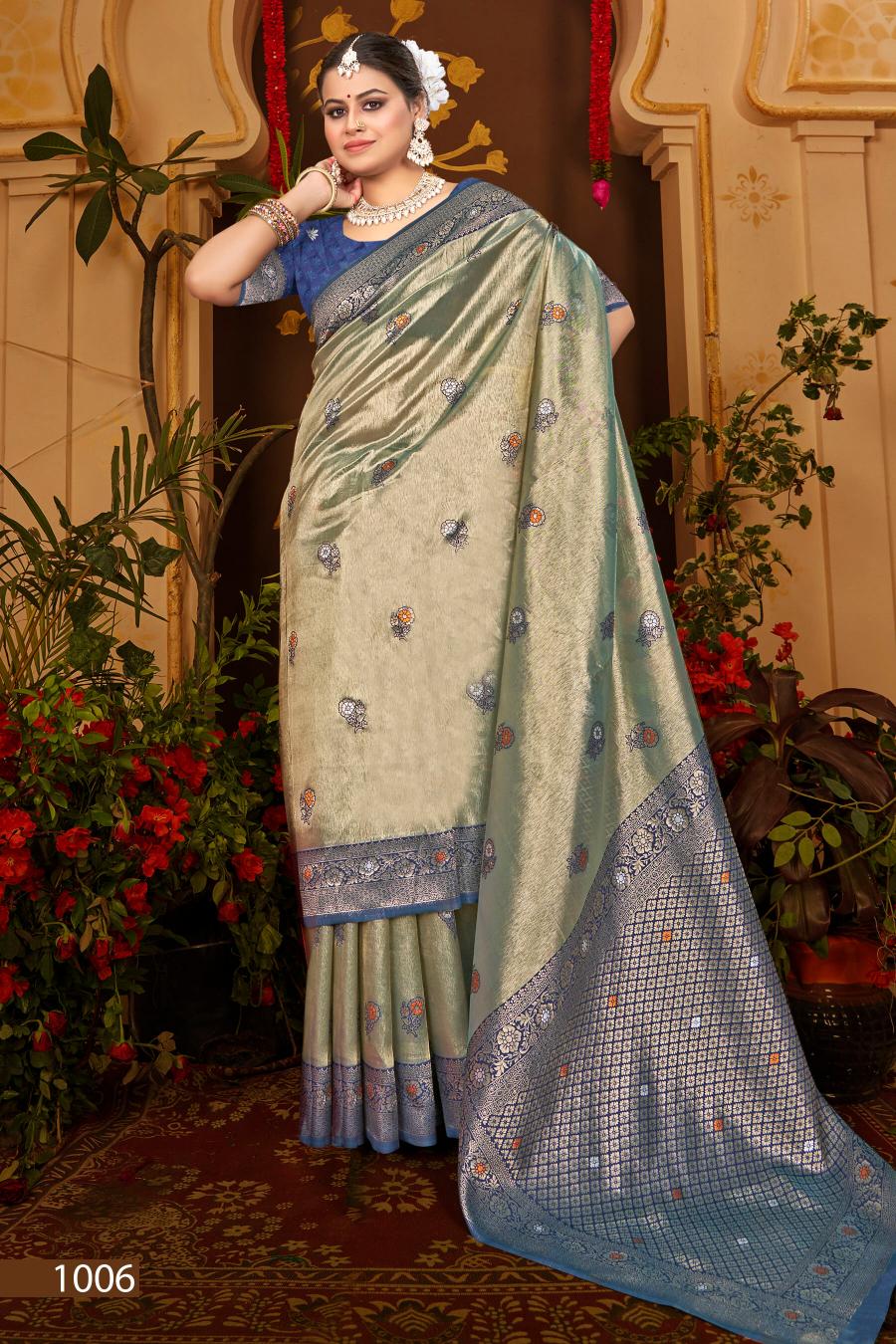 Saroj Sarangi tissue Vol.4 Soft orgnaza silk saree in surat with price wholesale 