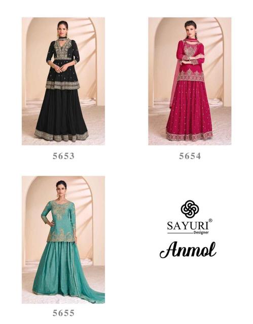 Sayuri Anmol Designer Indo Western Dress Wholesale Catalog