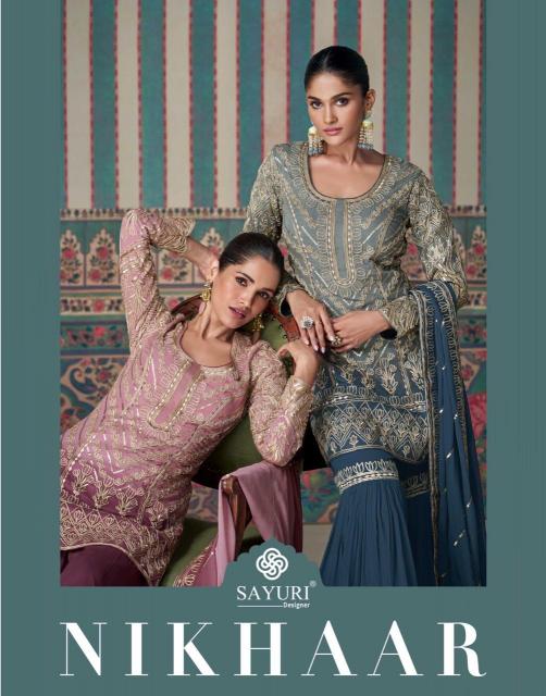 Sayuri Nikhaar Designer Salwar Kameez Wholesale Catalog