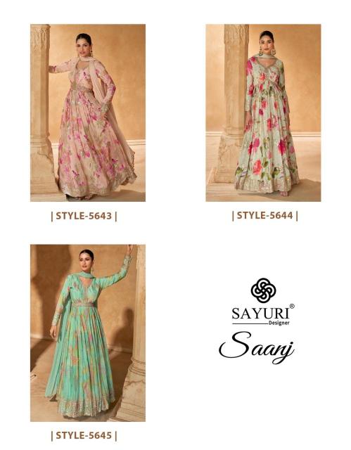 Sayuri Saanj Designer Gown Kurtis women india