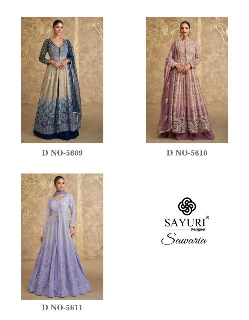 Sayuri Sawaria Indo Western Dress Wholesale Catalog