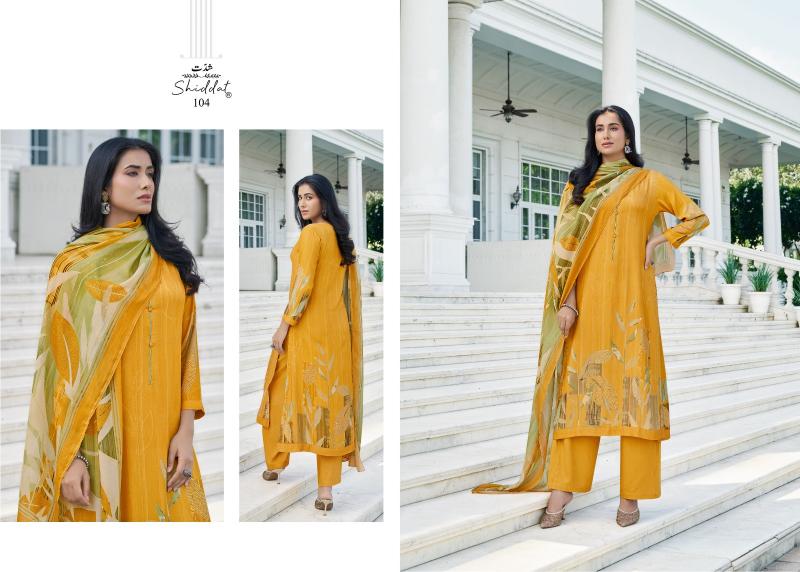 Shiddat Raisa Pashmina Digital Printed Salwar Kameez Wholesale Catalog