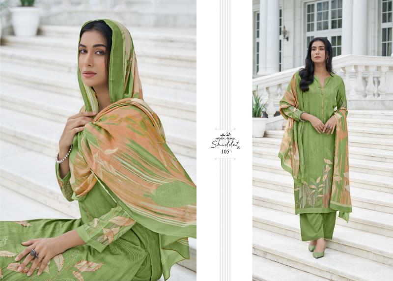 Shiddat Raisa Pashmina Digital Printed Salwar Kameez Wholesale Catalog