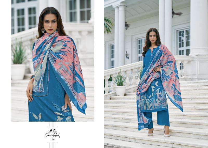 Shiddat Raisa Pashmina Digital Printed Salwar Kameez Wholesale Catalog