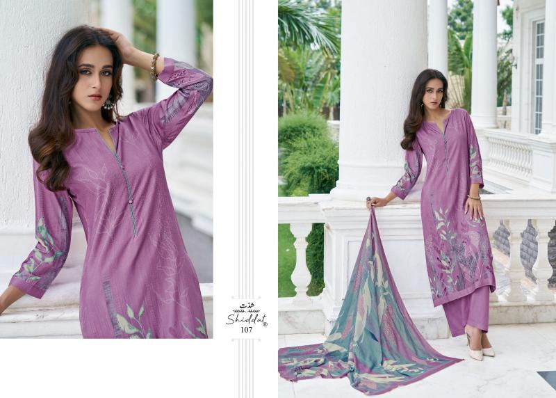 Shiddat Raisa Pashmina Digital Printed Salwar Kameez Wholesale Catalog