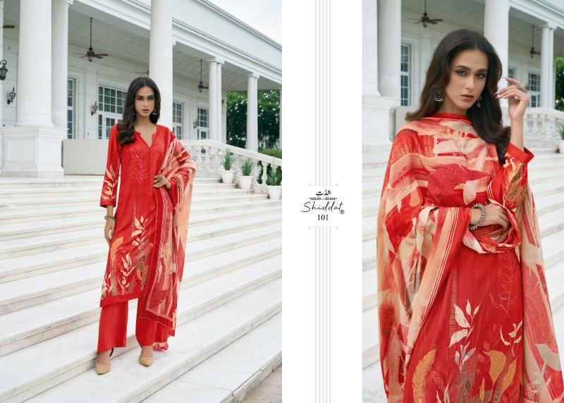 Shiddat Raisa Pashmina Digital Printed Salwar Kameez Wholesale Catalog