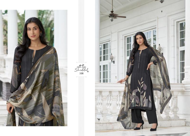 Shiddat Raisa Pashmina Digital Printed Salwar Kameez Wholesale Catalog