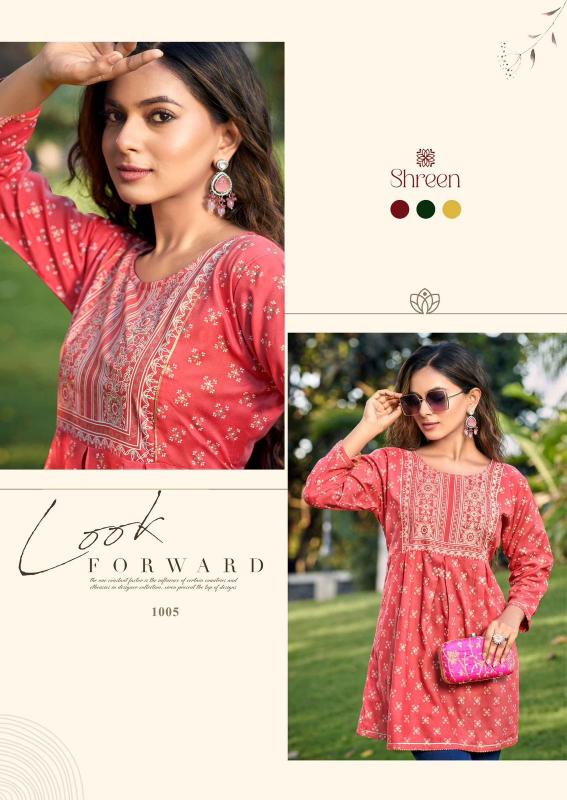 Shreen Fashion 4 You Vol 6 Kurti Short Fab India