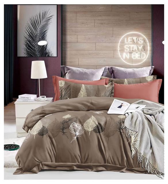 SIARA ( 1B + 2P ) DOUBLEBED QUEEN SIZE BEDSHEET