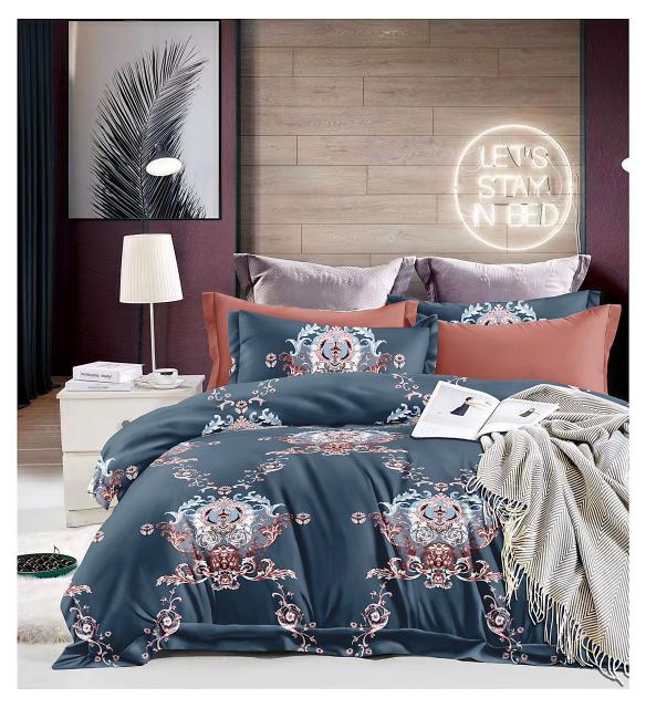 SIARA ( 1B + 2P ) DOUBLEBED QUEEN SIZE BEDSHEET