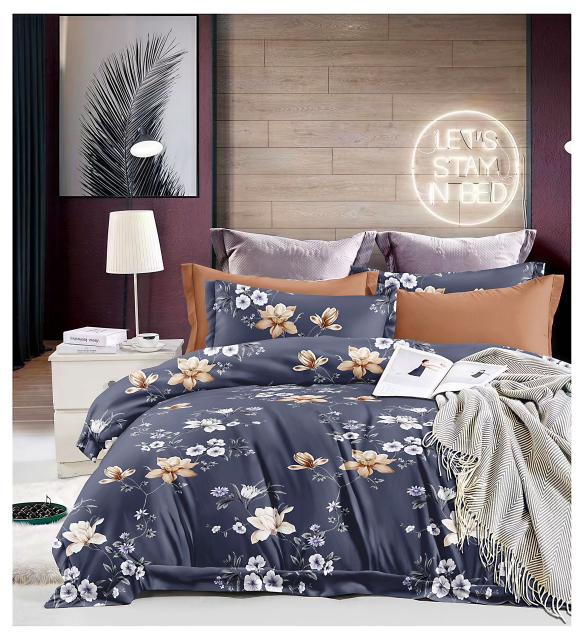 SIARA ( 1B + 2P ) DOUBLEBED QUEEN SIZE BEDSHEET