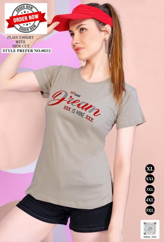 SUMMER SPECIAL VOL.#AT0212 Ladies T Shirt Wholesale catalog