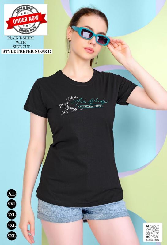 SUMMER SPECIAL VOL.#AT0212 Ladies T Shirt Wholesale catalog