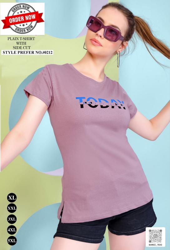 SUMMER SPECIAL VOL.#AT0212 Ladies T Shirt Wholesale catalog