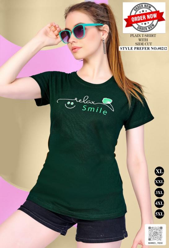 SUMMER SPECIAL VOL.#AT0212 Ladies T Shirt Wholesale catalog