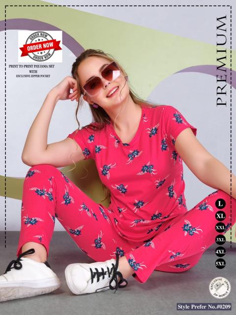 SUMMERSPECIALVOL.#AT0209 Night Suits Wholesale catalog