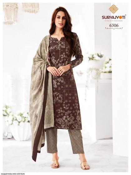 Suryajyoti Trendy Vol-63 – Kurti Pant With Dupatta - Wholesale Catalog