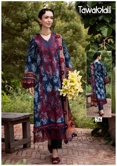 Tawakal Mehroz Vol 8 Cotton Pakistani Dress Material wholesale in dubai