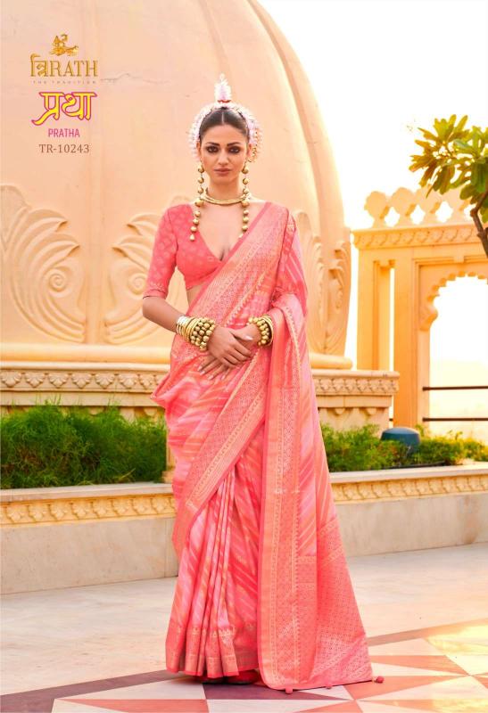 Trirath Pratha Silk Printed Fancy Surat Saree Market Wholesale address