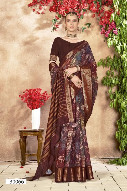 Vallabhi Anuprabha Vol 7 Linen Printed Saree Store Wholesale in Surat Online