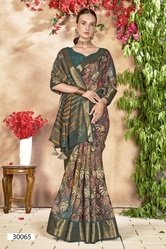 Vallabhi Anuprabha Vol 7 Linen Printed Saree Store Wholesale in Surat Online