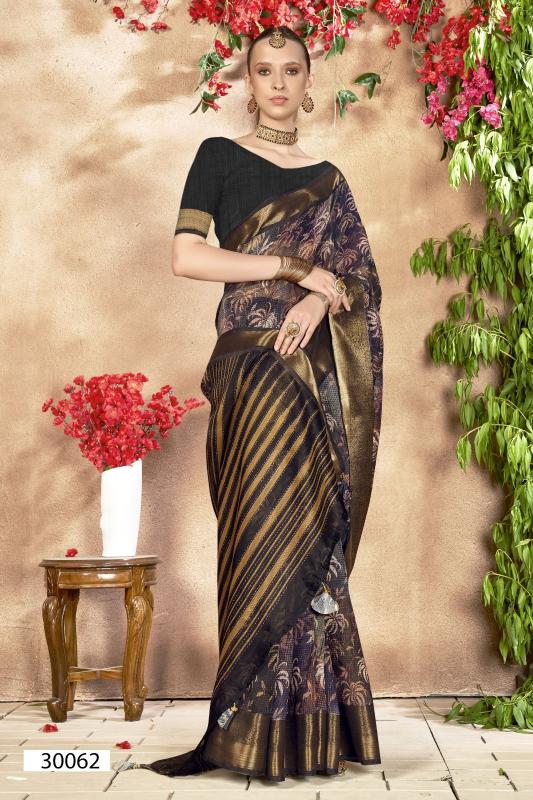 Vallabhi Anuprabha Vol 7 Linen Printed Saree Store Wholesale in Surat Online