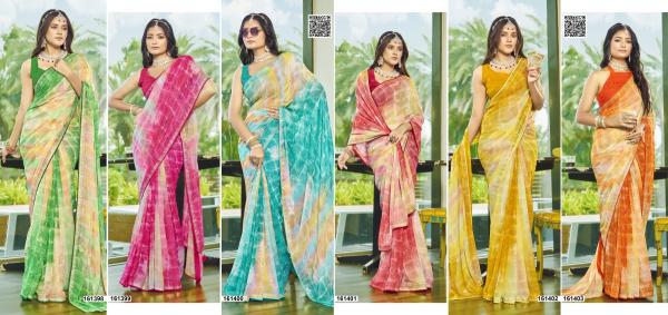 Vallabhi Divyanshi Vol 7 Georgette Printed Sarees wholesale surat