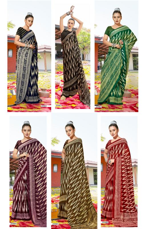 Vallabhi Guleri Vol 2 Georgette Fancy best saree brands in india