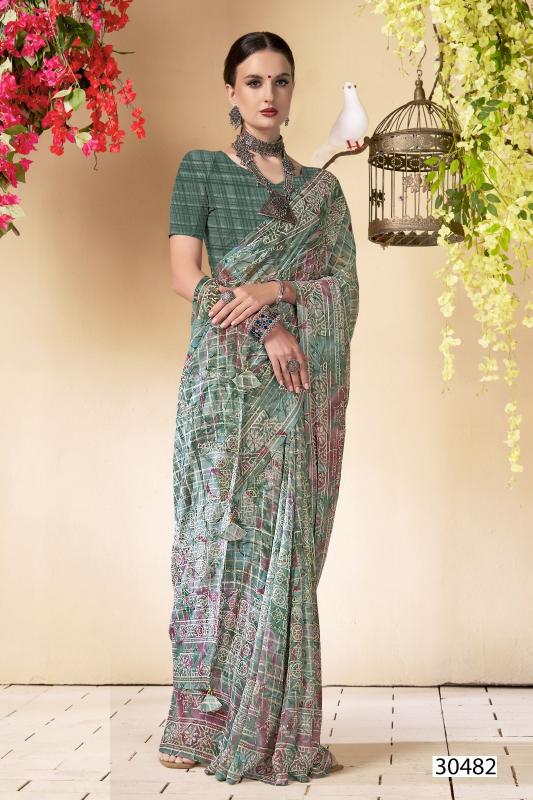 Vallabhi Reeti Vol 5 Georgette Printed Saree Wholesale Catalog