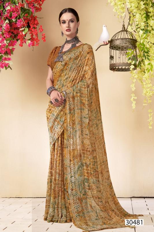 Vallabhi Reeti Vol 5 Georgette Printed Saree Wholesale Catalog