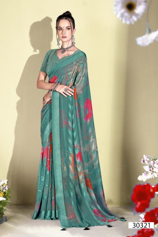 Vallabhi Rudrangi Vol 3 Georgette Fancy Saree Wholesalers Surat Gujarat India