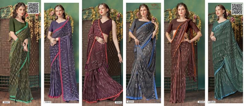 Vallabhi Viransha Vol 3 Georgette Fancy online wholesale sarees in india