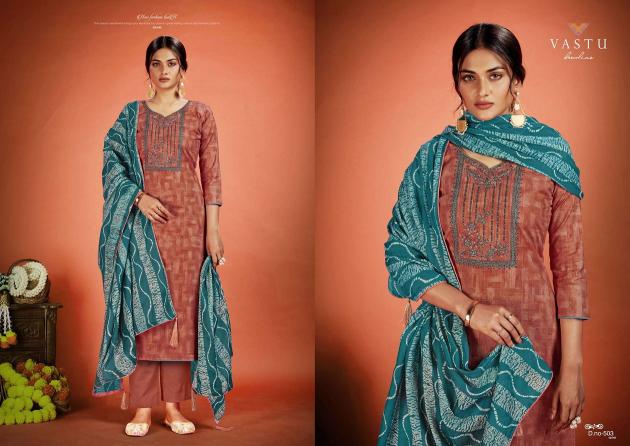 Vastu Netra Vol-5 – Kurti Pant With Dupatta - Wholesale Catalog