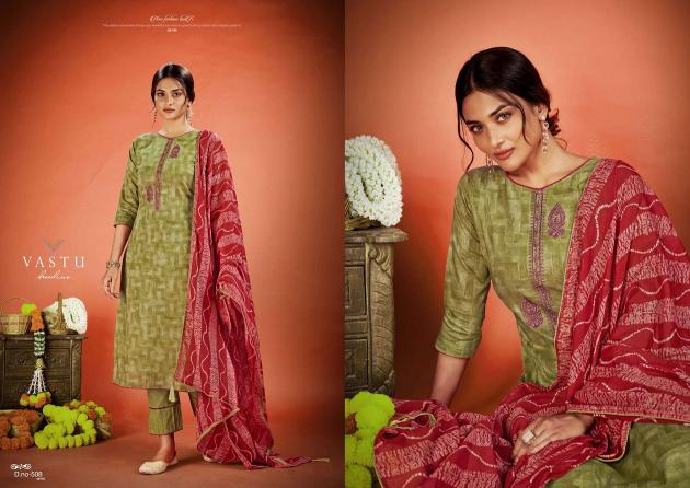 Vastu Netra Vol-5 – Kurti Pant With Dupatta - Wholesale Catalog