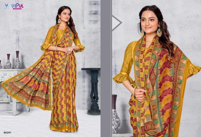 Vipul Antique Gold Vol 2 Sarees Wholesale surat